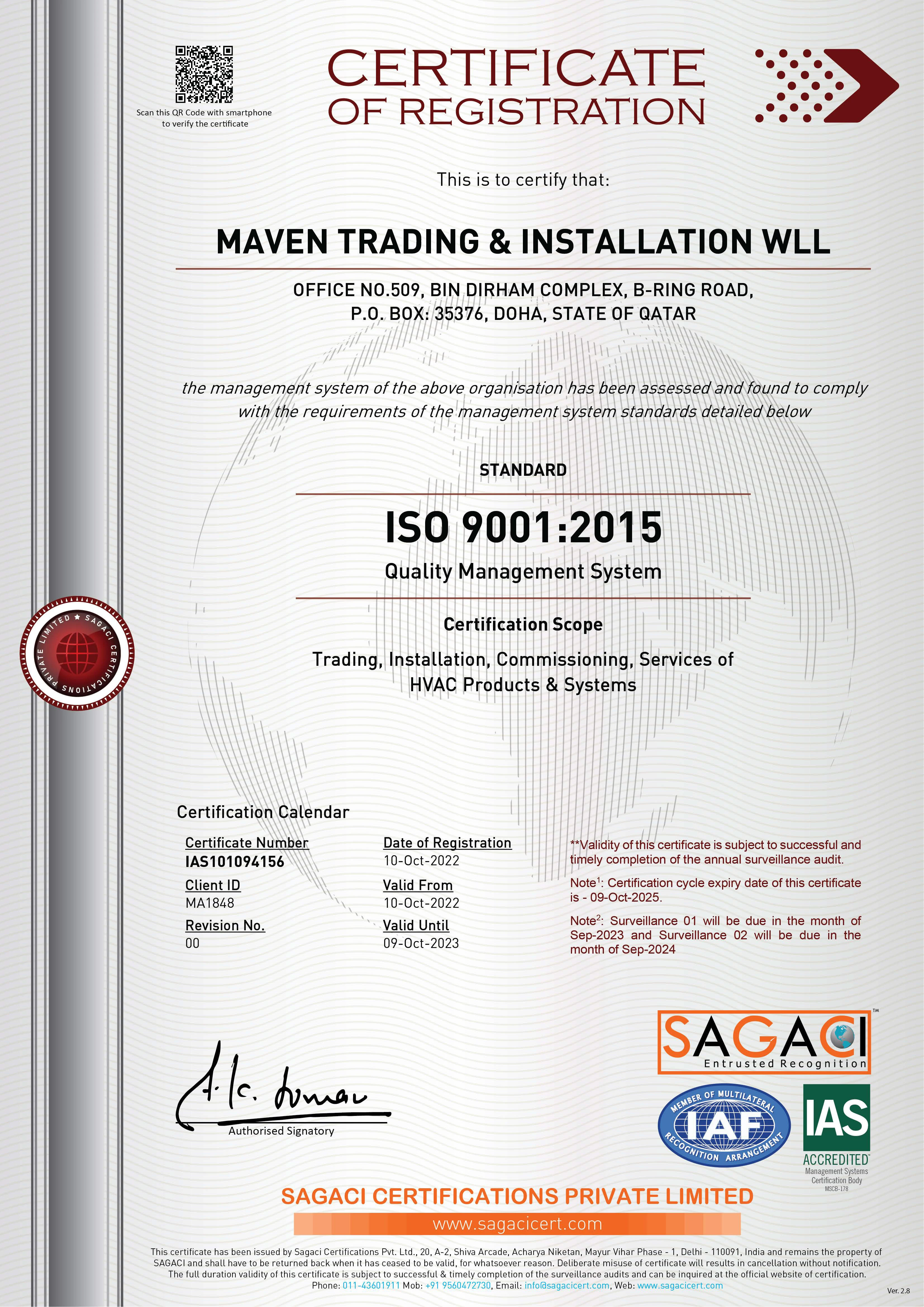 About Maven Trading And Installation WLL, About Maven Trading And Installation WLL In Qatar