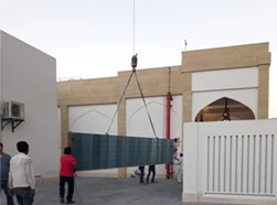 Maven Trading Coil Installation - Coil Lifting maven trading and installation coil installation,coil lifting,motorized butterfly valves,motorized butterfly valves in qatar