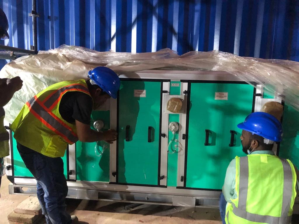 Maven's Differential Pressure Switch Installation - RAA 40K Stadium Project In Qatar AirSanitizersInQatar,AirSanitizers,AirSanitizerInQatar,AirSanitizer,HomeAndDesiccantDehumidifiersInQatar,HomeDehumidifiers