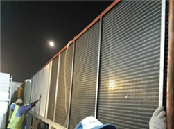Maven Trading Coil Installation - Replacing The New Coil Maven Trading And Installation WLL Coil Installation,Replacing The New Coil,Heat Recovery Weel,Heat Recovery Weel In Qatar