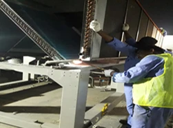 Maven Trading Coil Installation - Replacing The New Coil maven trading and installation wll coil installation in qatar,replacing the new coil in qatar,FCU Hookup,FCU Hookup In Qatar