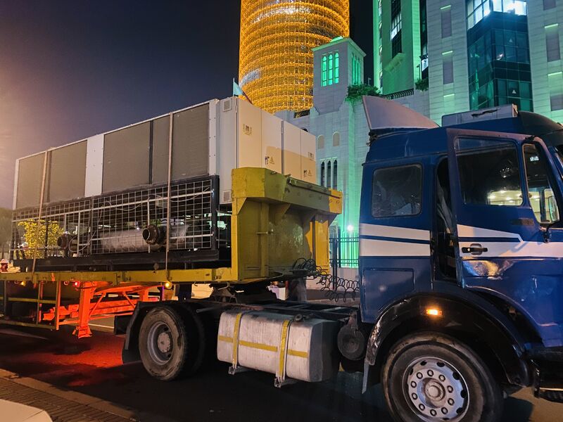 Salam International Tower Air Cooled Chillers  Project,Salam International Tower ecology unit,Air Cooled Chillers ,Air Cooled Chillers  in qatar
