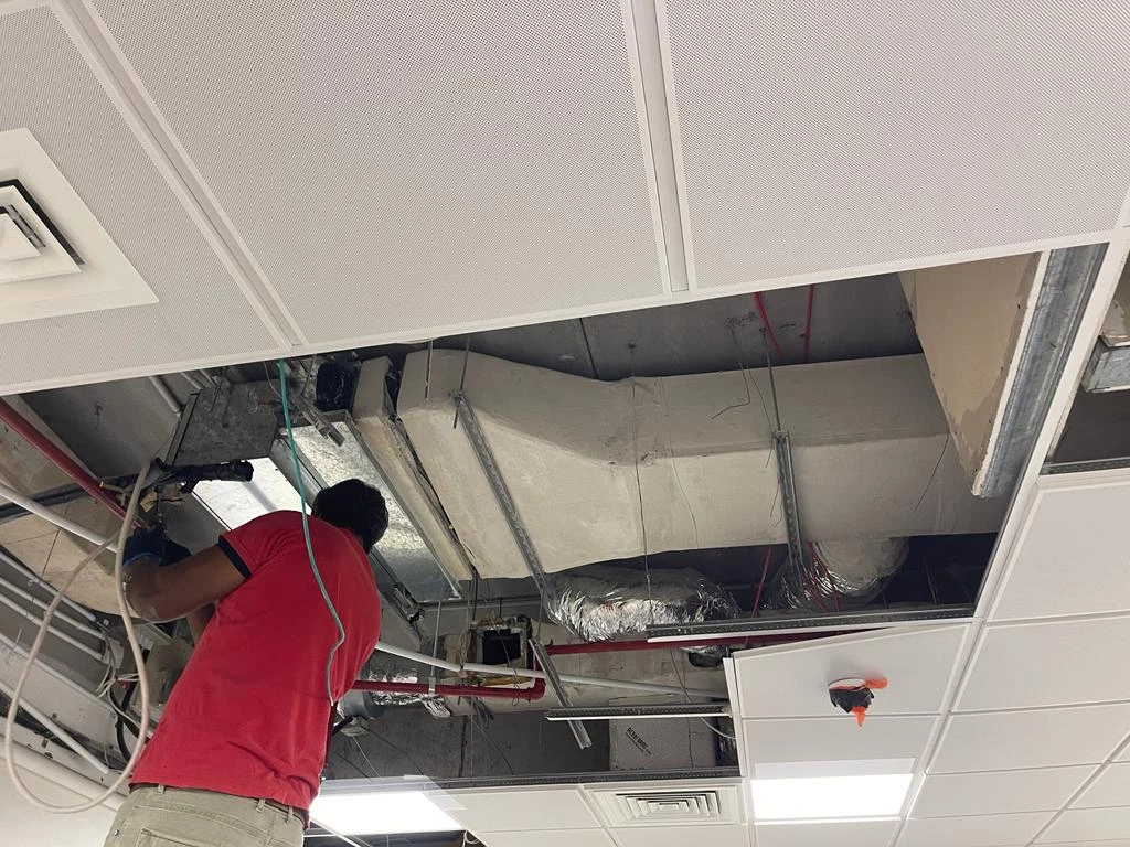 Qatar National Bank Ductable Split AC Project,Qatar National Bank Ductable Split AC ,Ductable Split AC ,Ductable Split AC in qatar