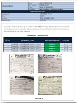 Chiller Vibration Analysis In Qatar, Chiller Vibration Analysis